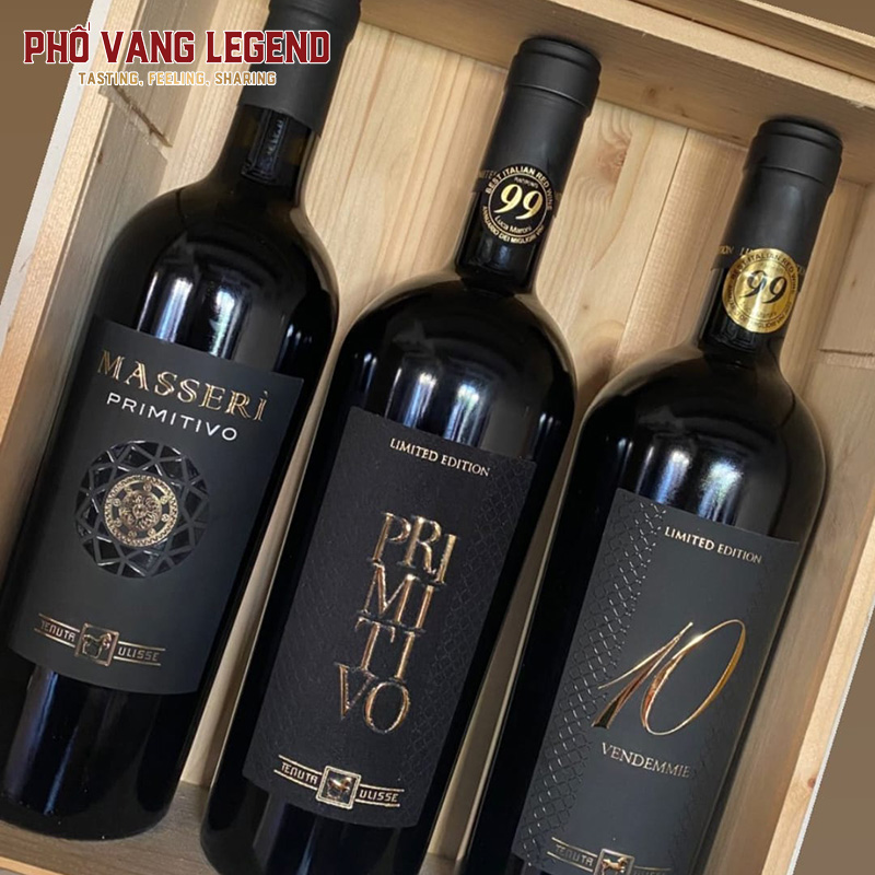 Ruou Vang Tetuna Ulisse Primitivo Limited Edition 1