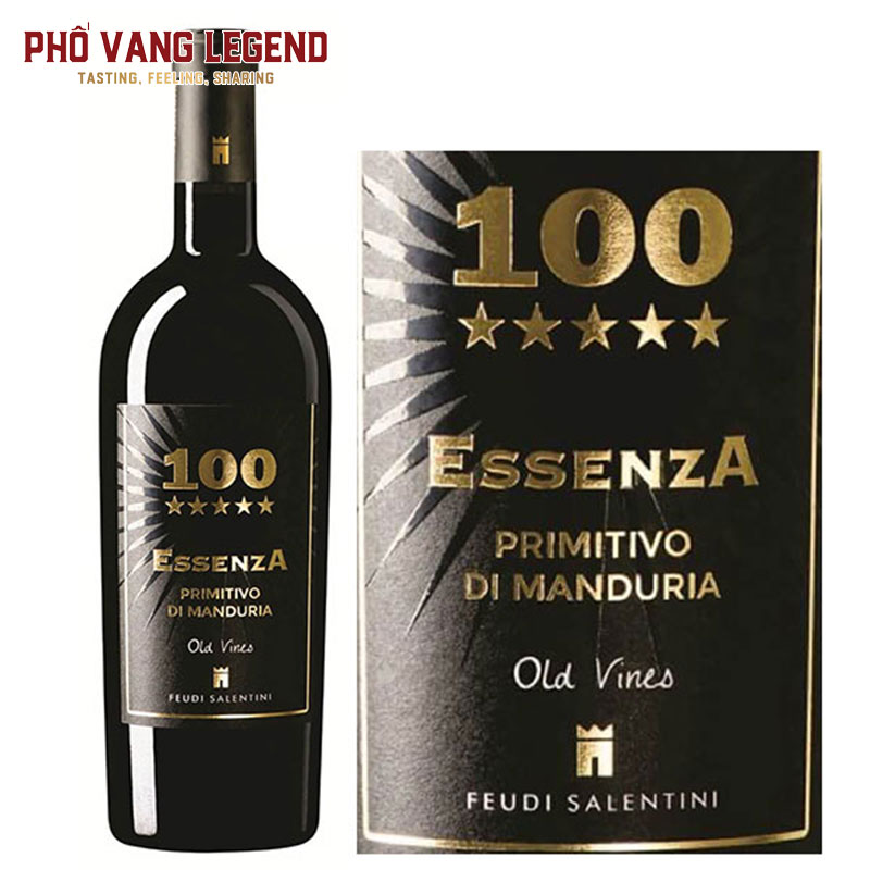 Ruou Vang Essenza 100 Gold Primitivo Di Manduria 1