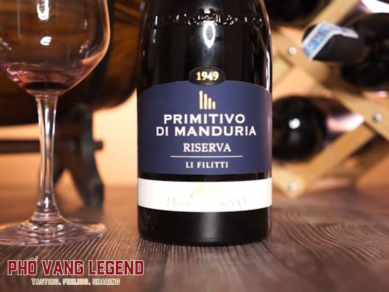 Ruou Vang Li Filitti Primitivo Di Manduria Riserva 1