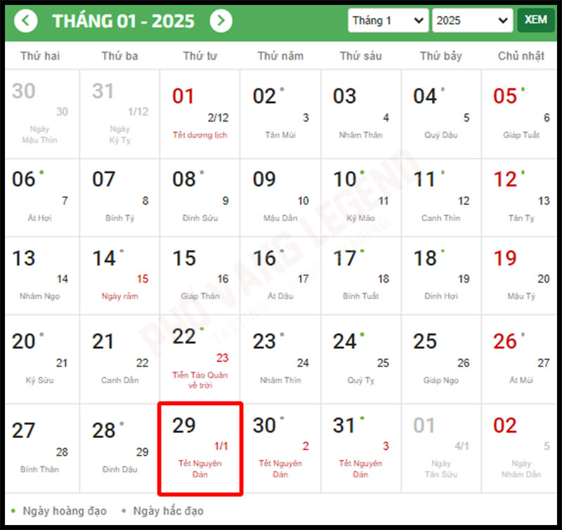 Tết 2025 sẽ vào ngày mấy dương lịch? Tết Nguyên Đán 2025