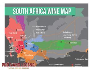Vùng sản xuất rượu vang Nam Phi