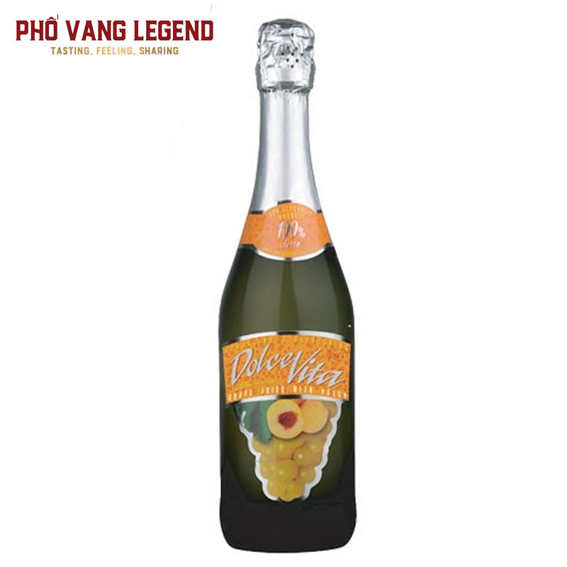 Rượu Vang Ý 0 Độ Succo D’uva Alla Pesca Peach Grape Juice