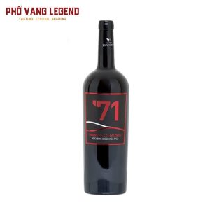 Rượu Vang Ý Cantine Pandora 71 Primitivo Del Salento Igt