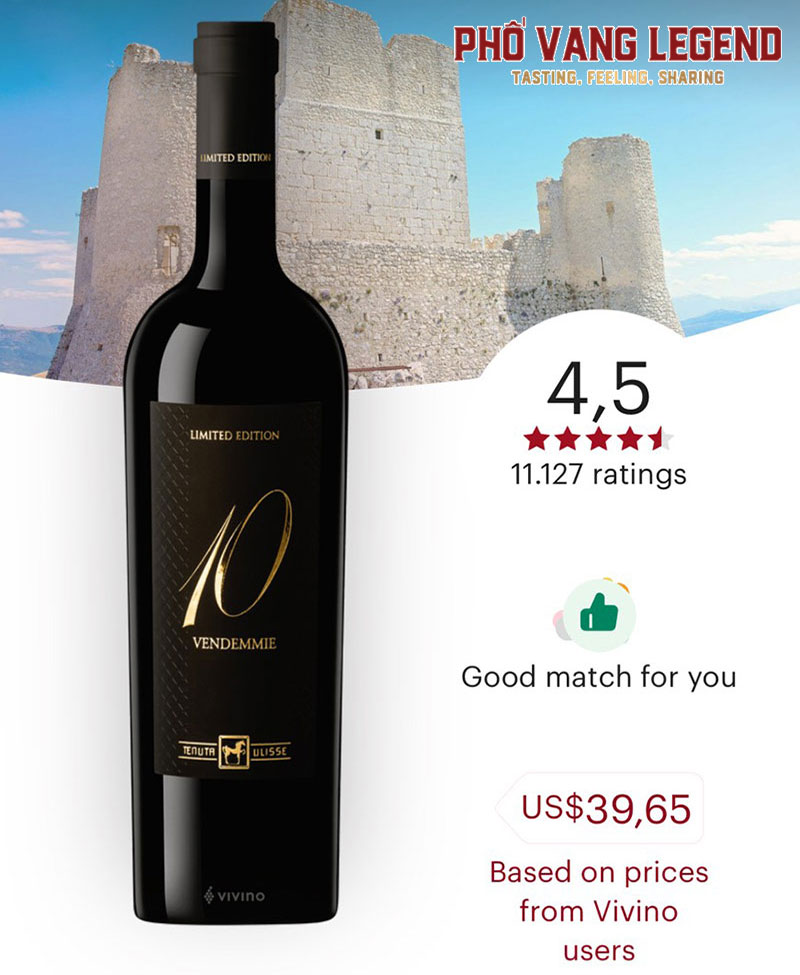 10 Vendemmie Tenuta Ulisse Montepulciano