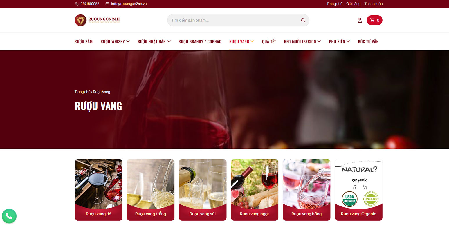 Ruoungon24h.vn - Website Rượu Vang Uy Tín Và Whisky, Rượu Sâm Các Loại