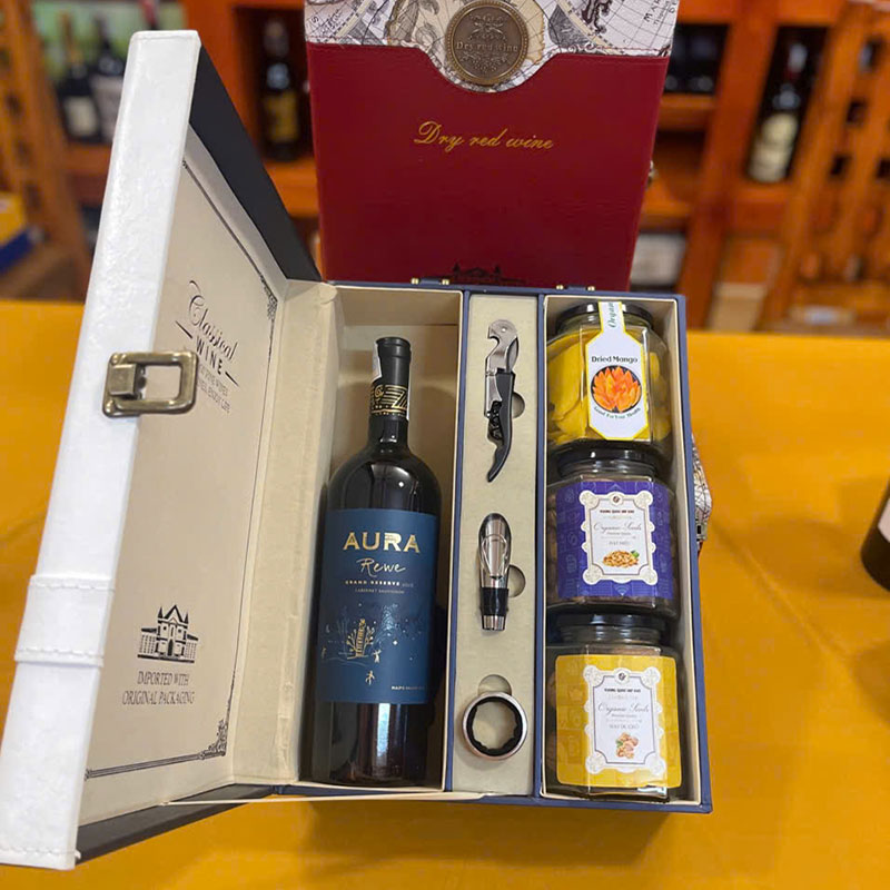 Combo Rượu Vang Và Hạt Dinh Dưỡng
