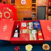 Hộp Quà Tết Rượu Vang & Bánh Kẹo - Pv07