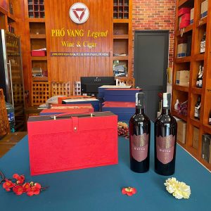 Hộp Quà Tết Rượu Vang Đôi Pv03