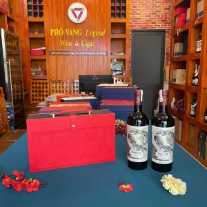 Hộp Quà Tết Rượu Vang Đôi Pv04