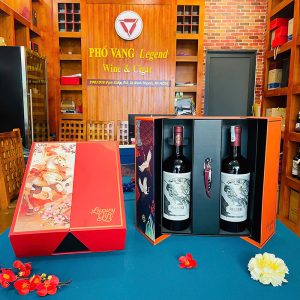 Hộp Quà Tết Rượu Vang Đôi Pv19