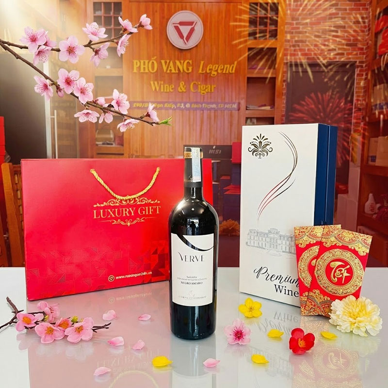Set Quà Rượu Vang Ý Sang Trọng