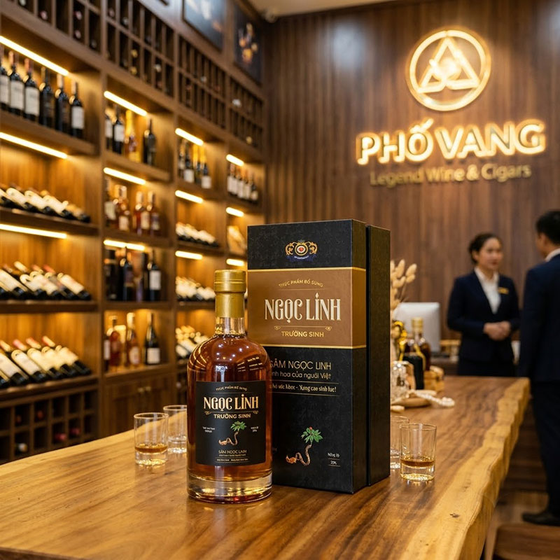 Rượu Sâm Ngọc Linh Vip Chính Hãng